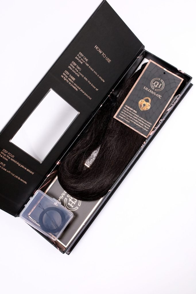CLIP IN PONYTAIL 14/16/22/26 INCH - EBONY