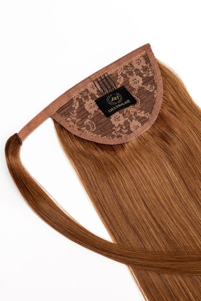 14/16/22/26 INCH CLIP IN PONYTAIL - STRAWBERRY PEACH